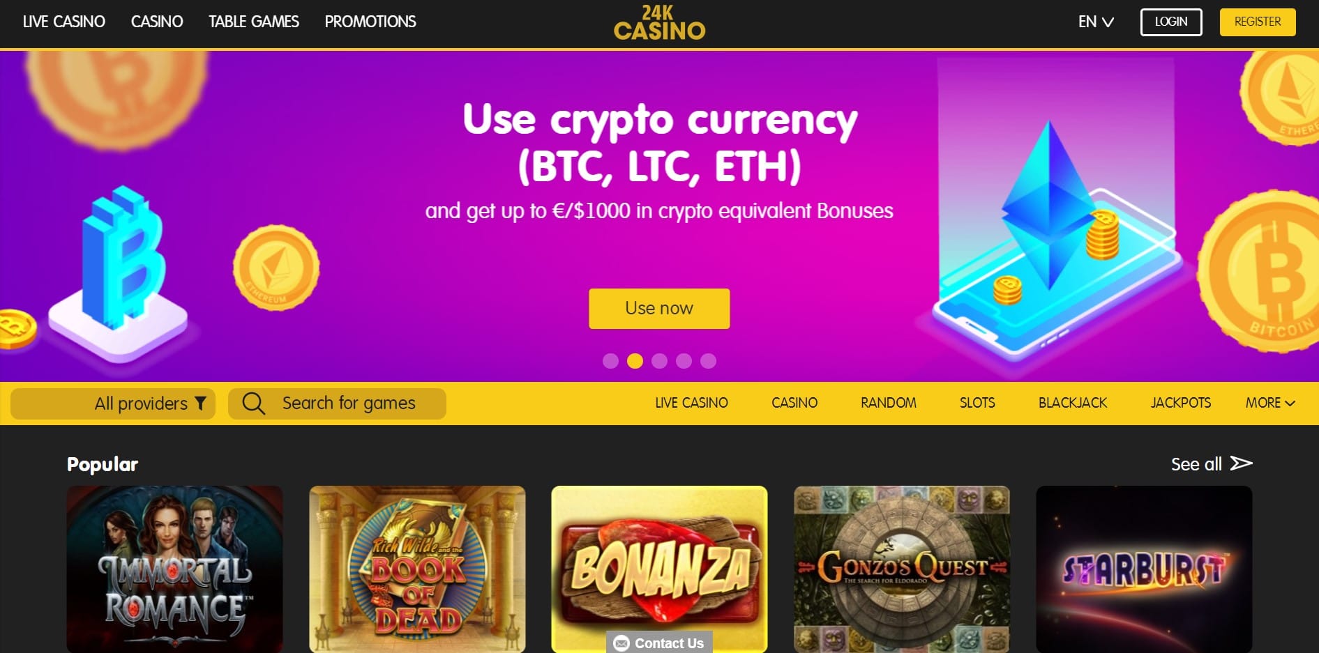 официальный сайт 24K Casino $5