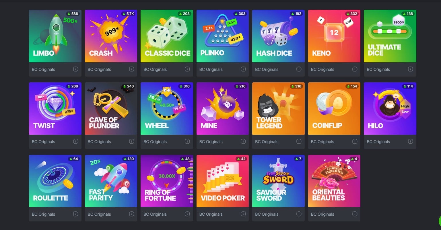 BC.Game bookmaker And Other Products