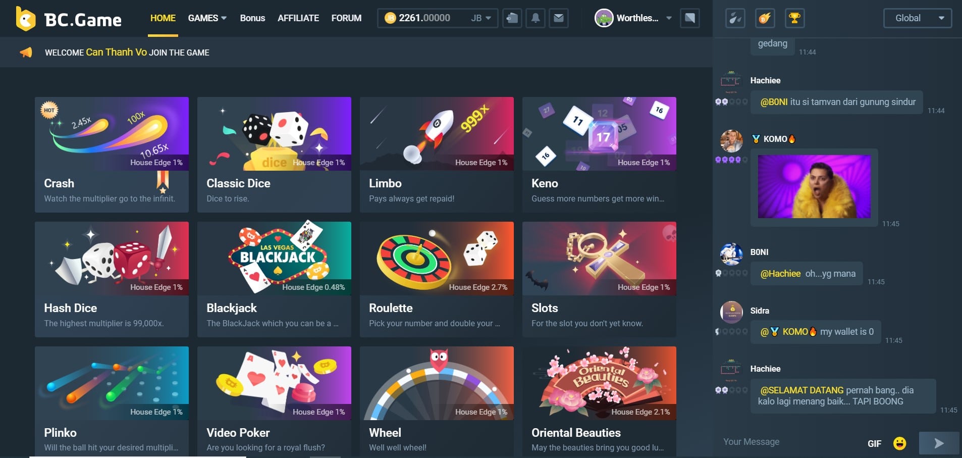 BC.Game Casino Review - Provably fair crypto games - BTCGOSU