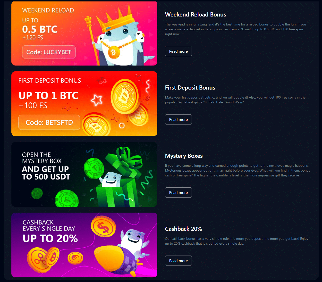 Bets.io Promotions
