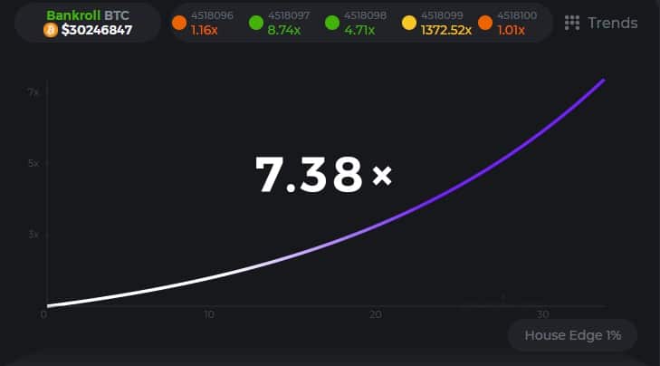 Bitcoin Crash Game