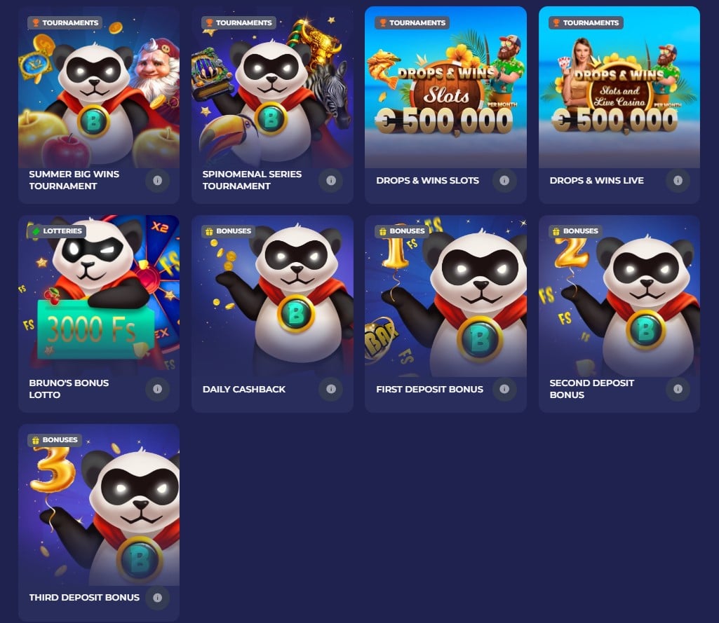 bruno casino bonus code