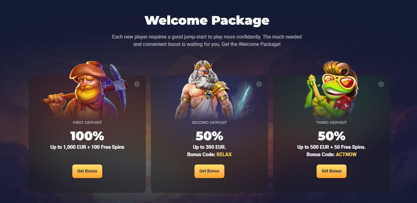 Joo Casino Welcome Package