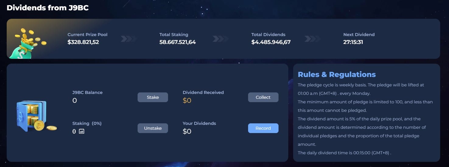 J9 Casino Dividends