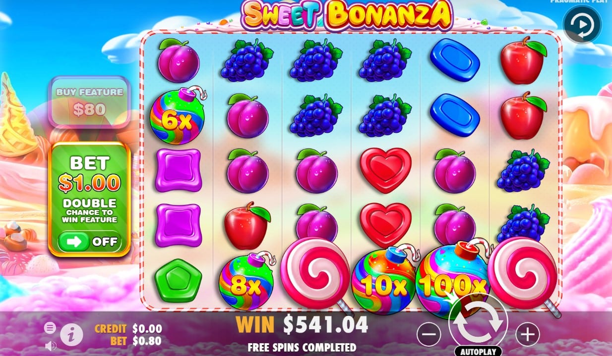 Sweet Bonanza Slot Win