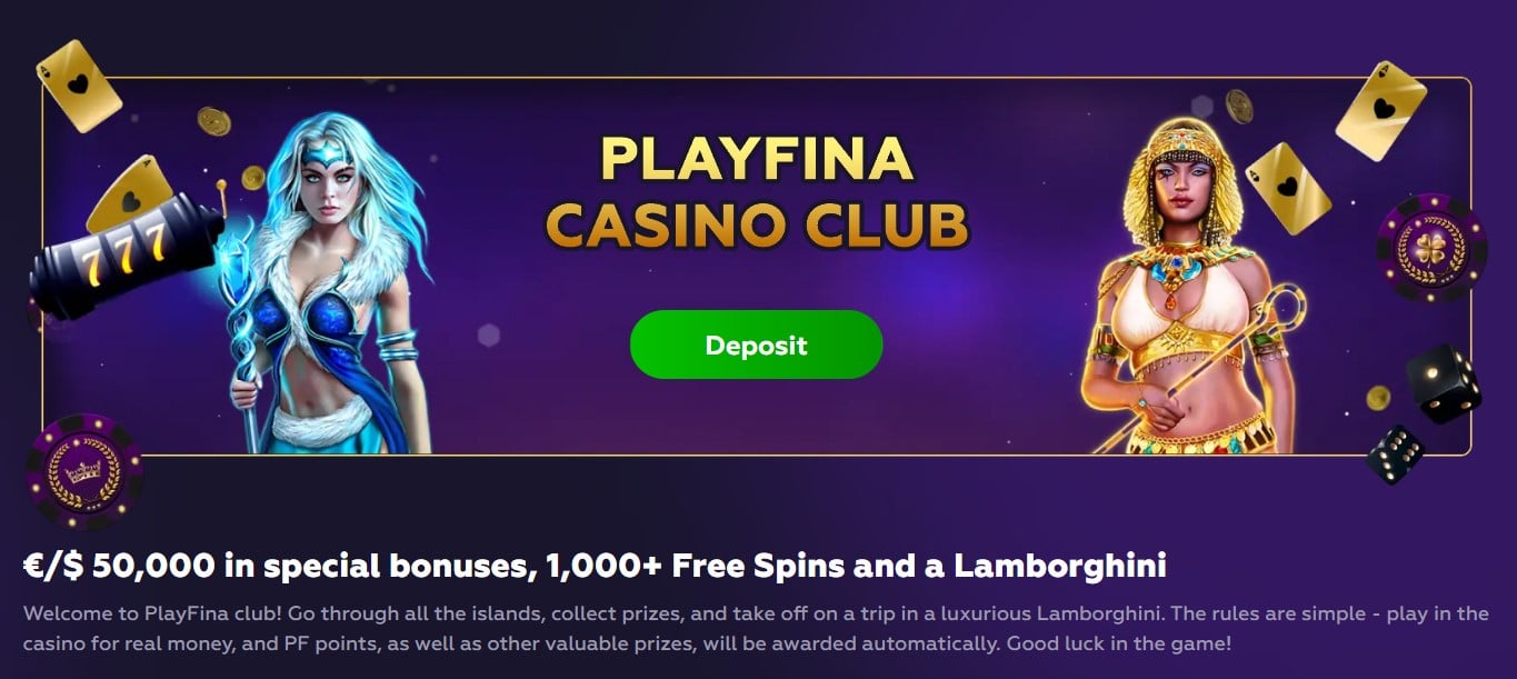 Playfina Casino VIP Club
