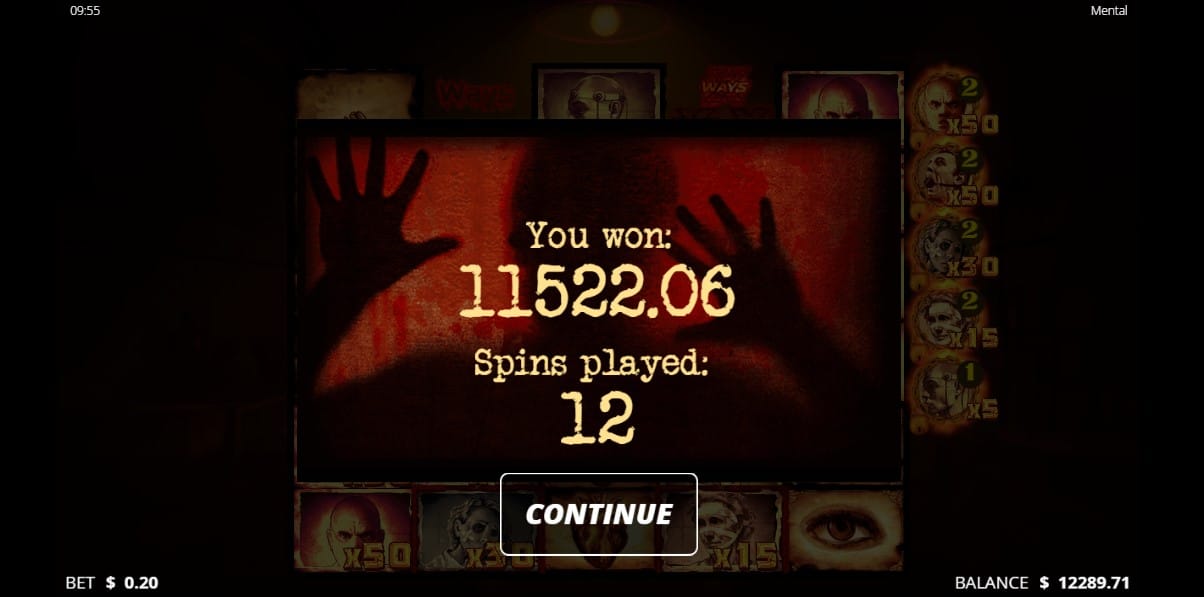 Mental Slot Big Win