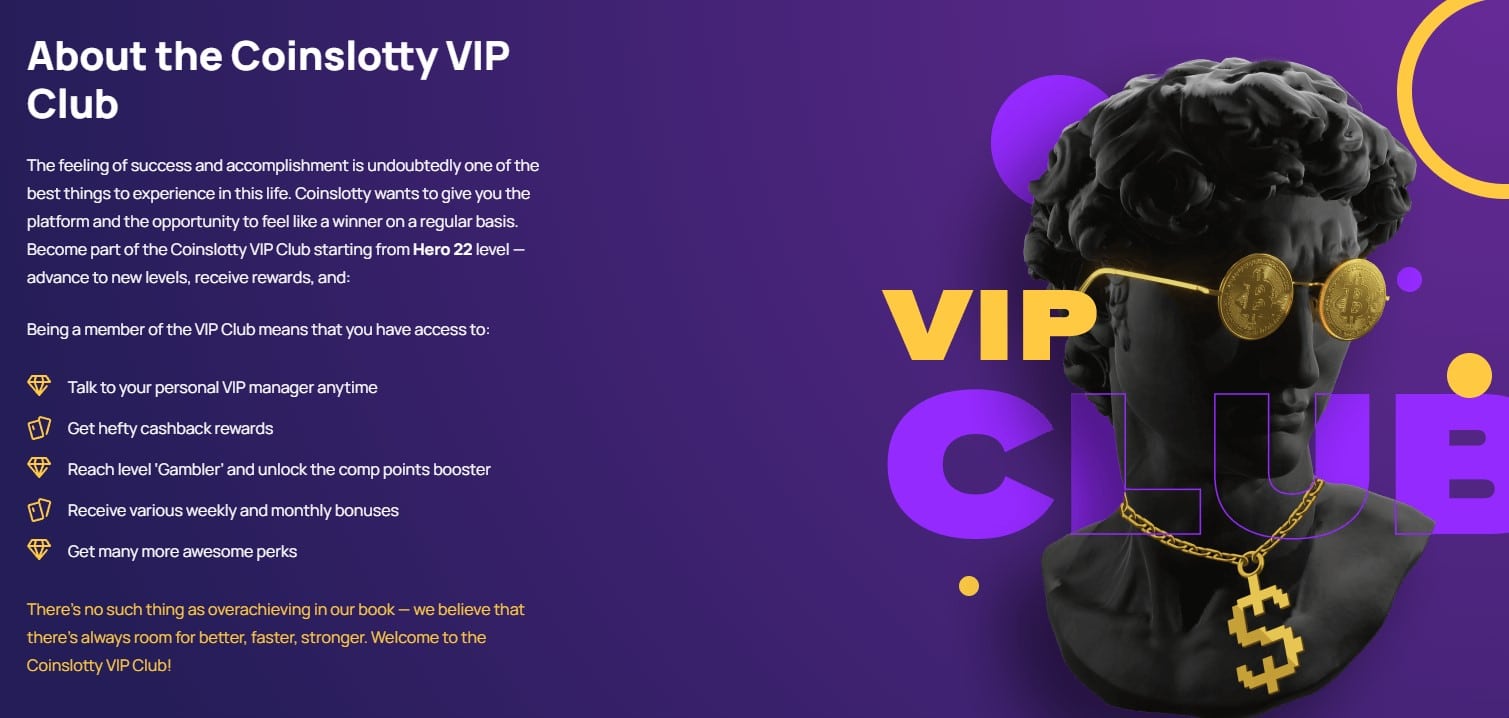 Coinslotty VIP Club