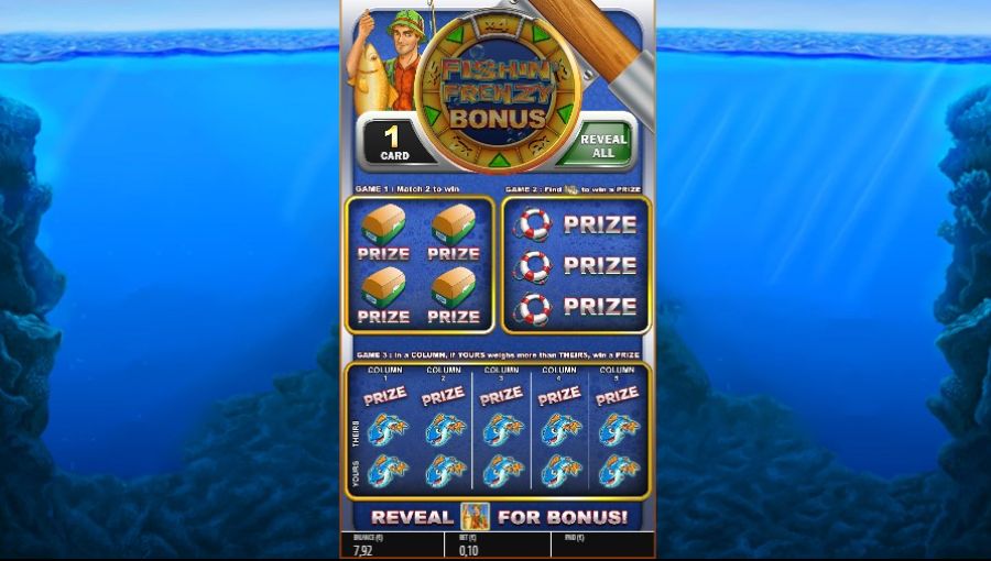 Fishing Frenzy Scratch Card