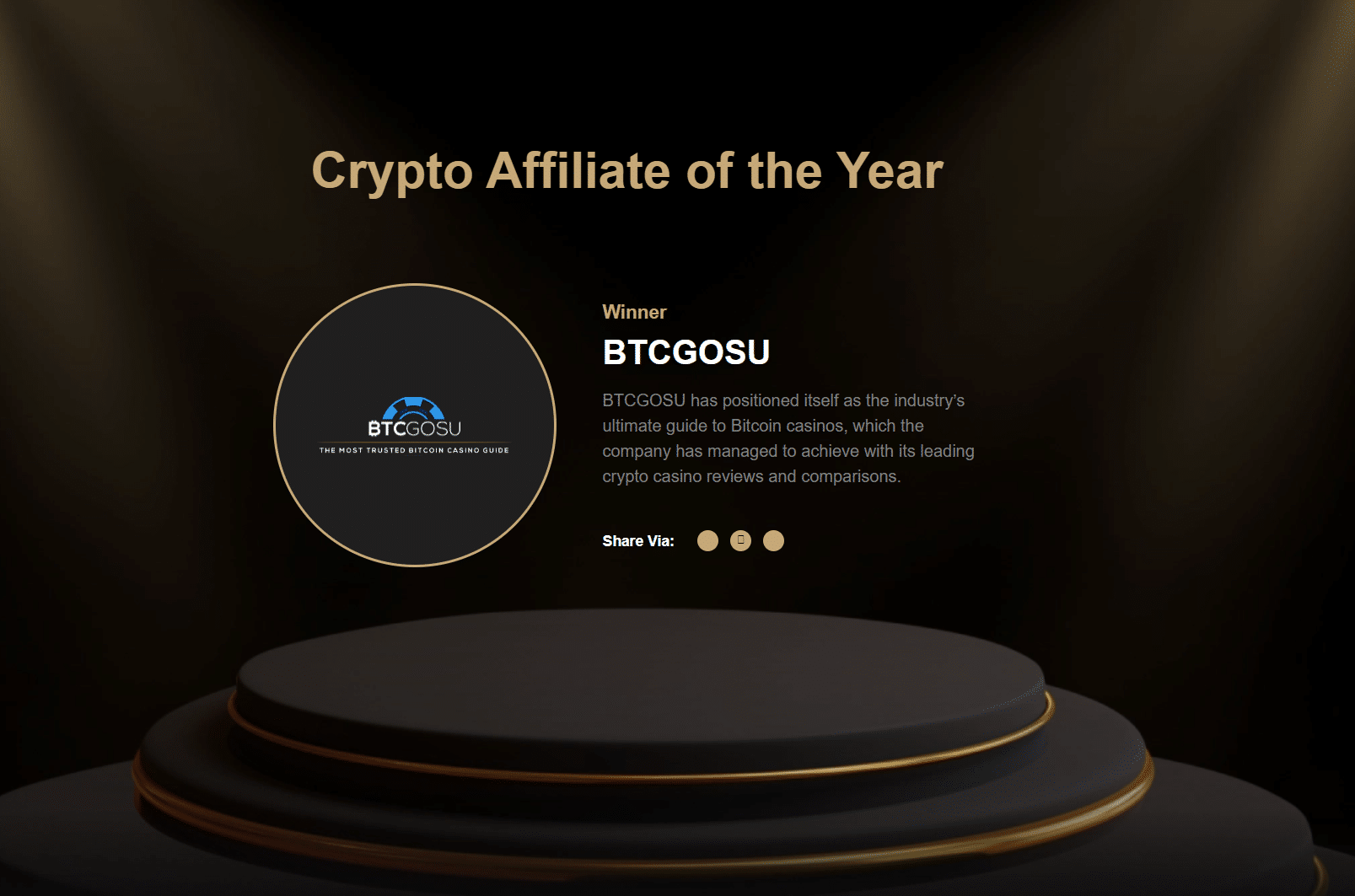 Crypto Affiliate of the Year