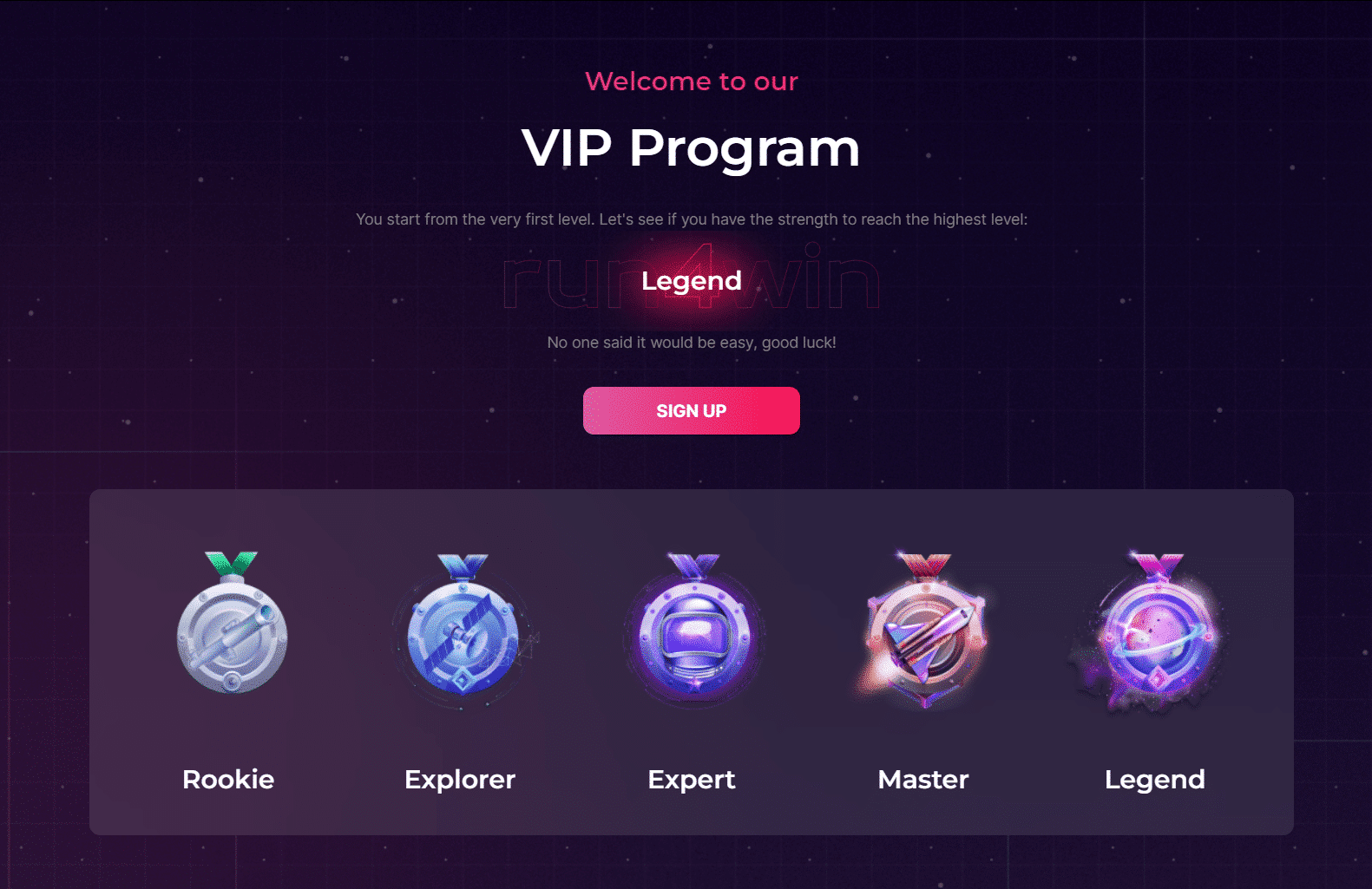 Run4Win VIP Program