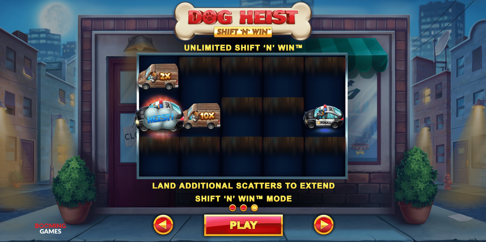 Dog Heist Shift 'N' Win