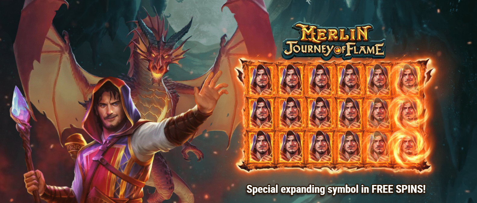 Merlin Journey of Flame Slot