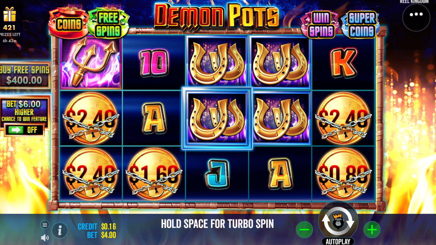 Demon Pots Slot Theme