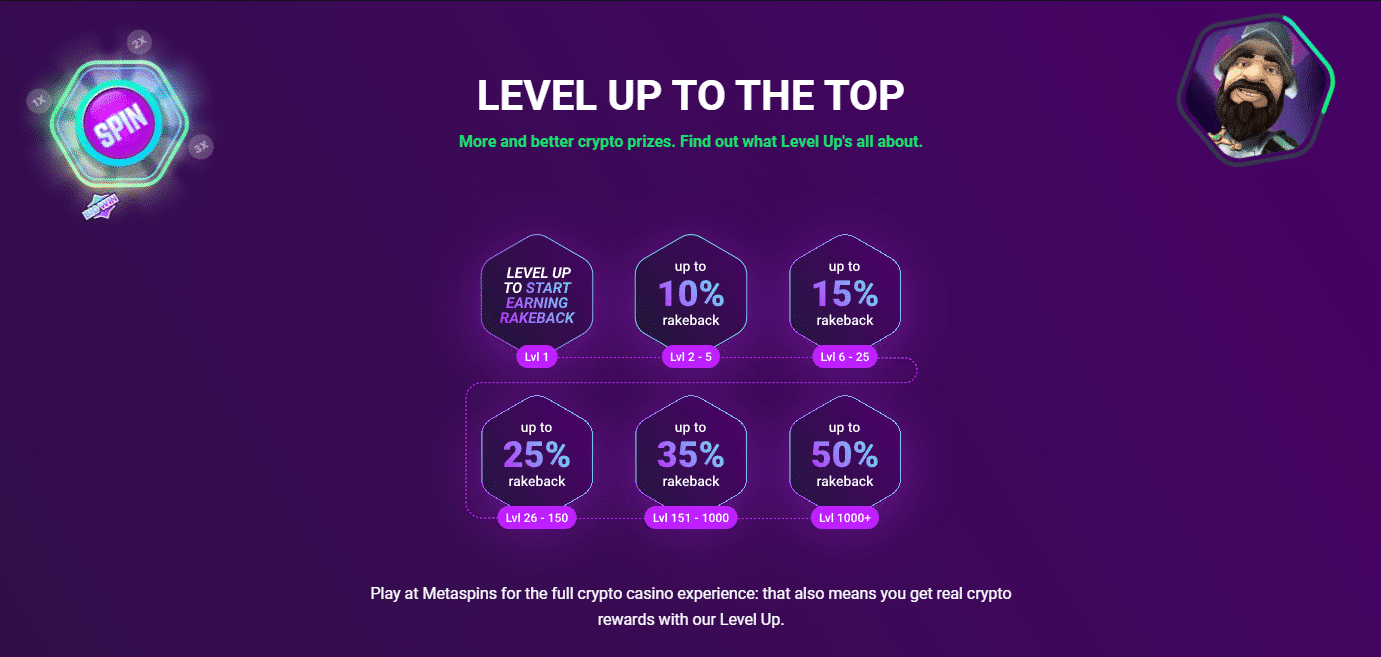 Metaspins VIP Program