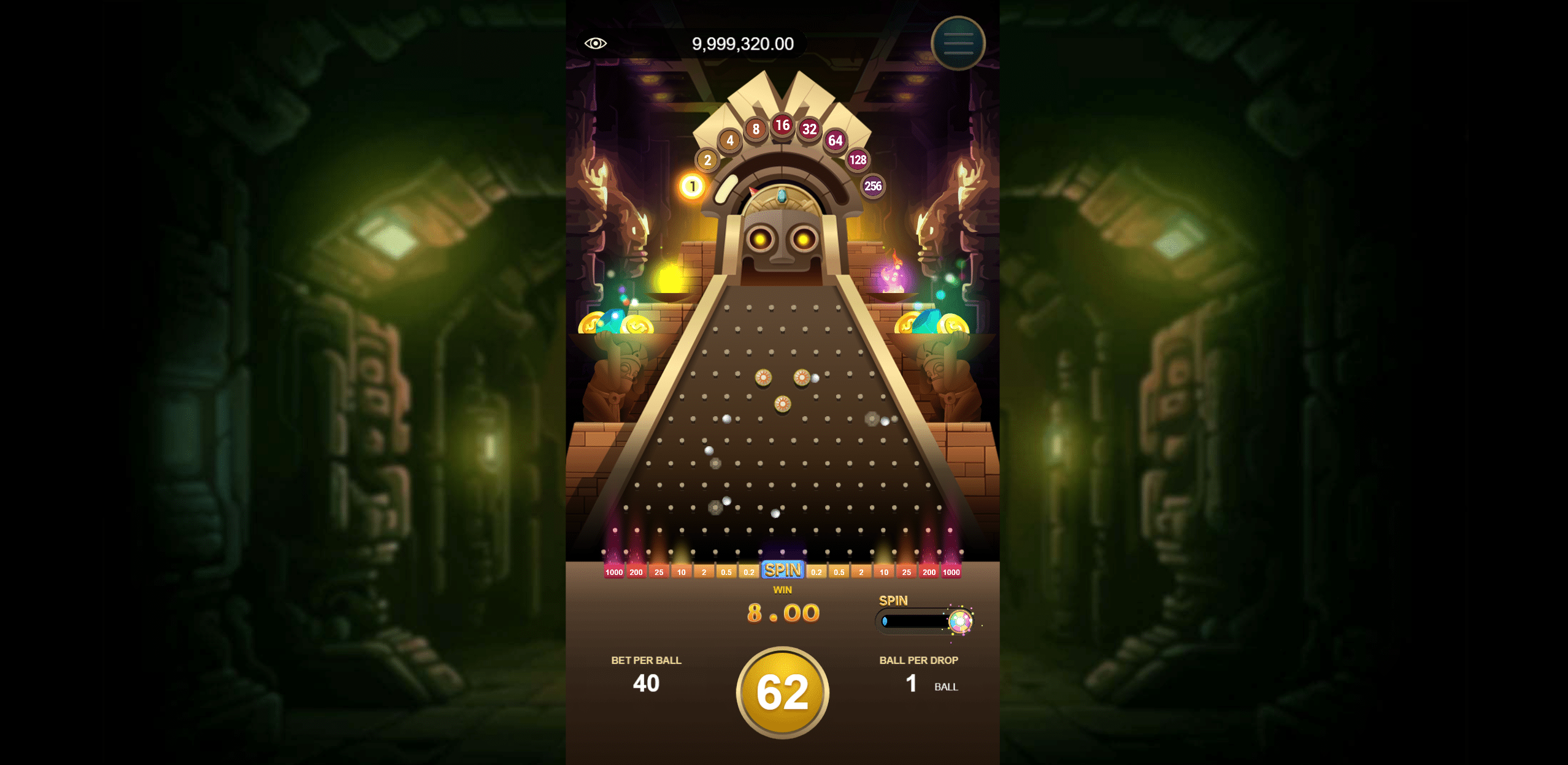 Aztec Plinko Bonus
