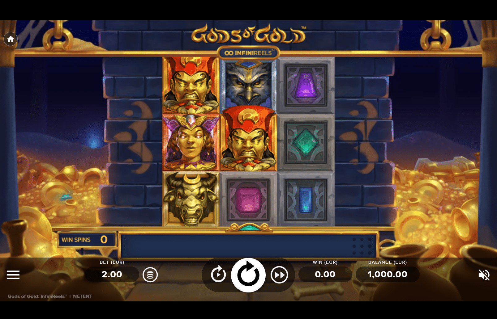 Gods of Gold InfiniReels