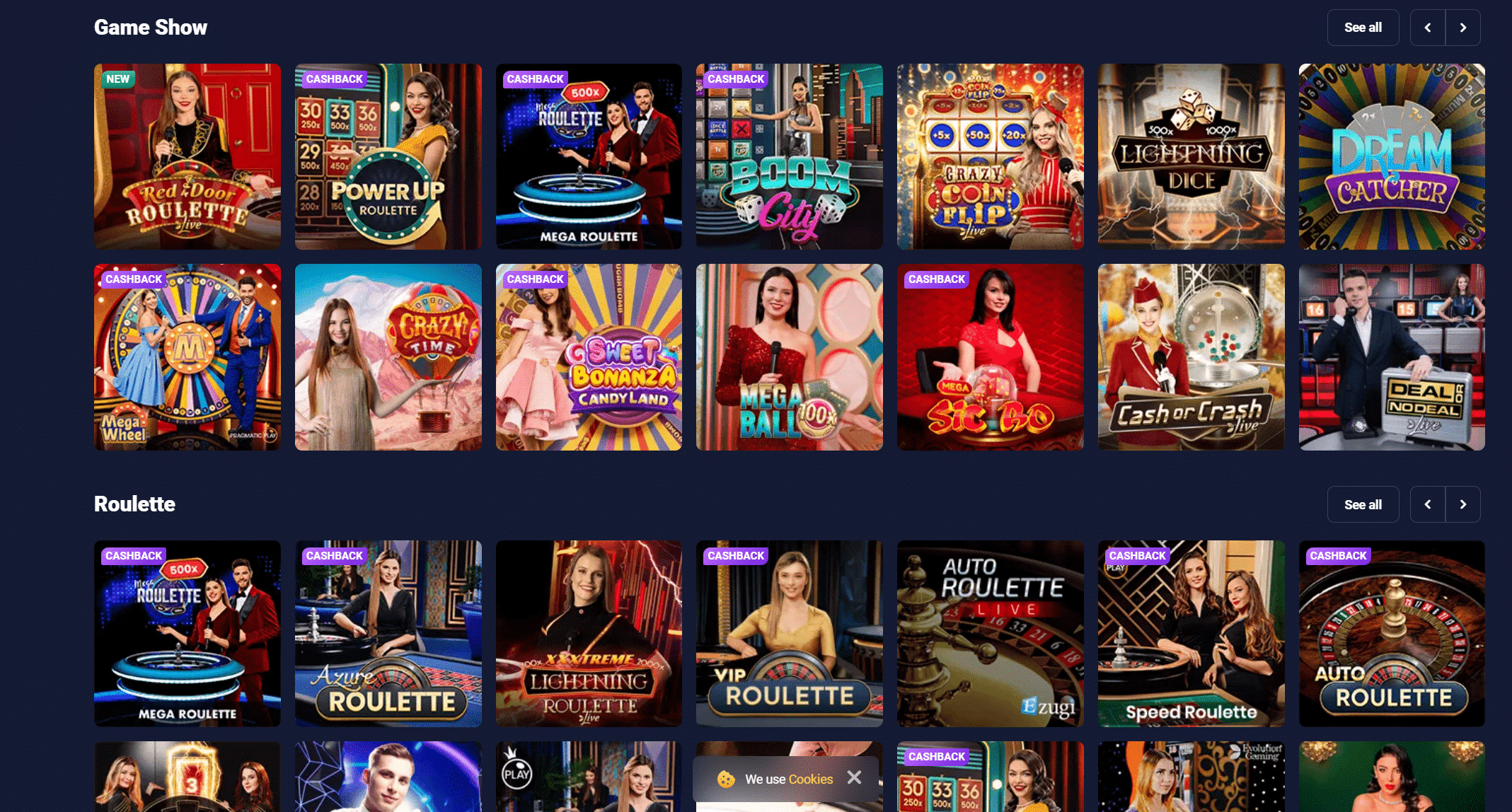 Joo Casino Live Games