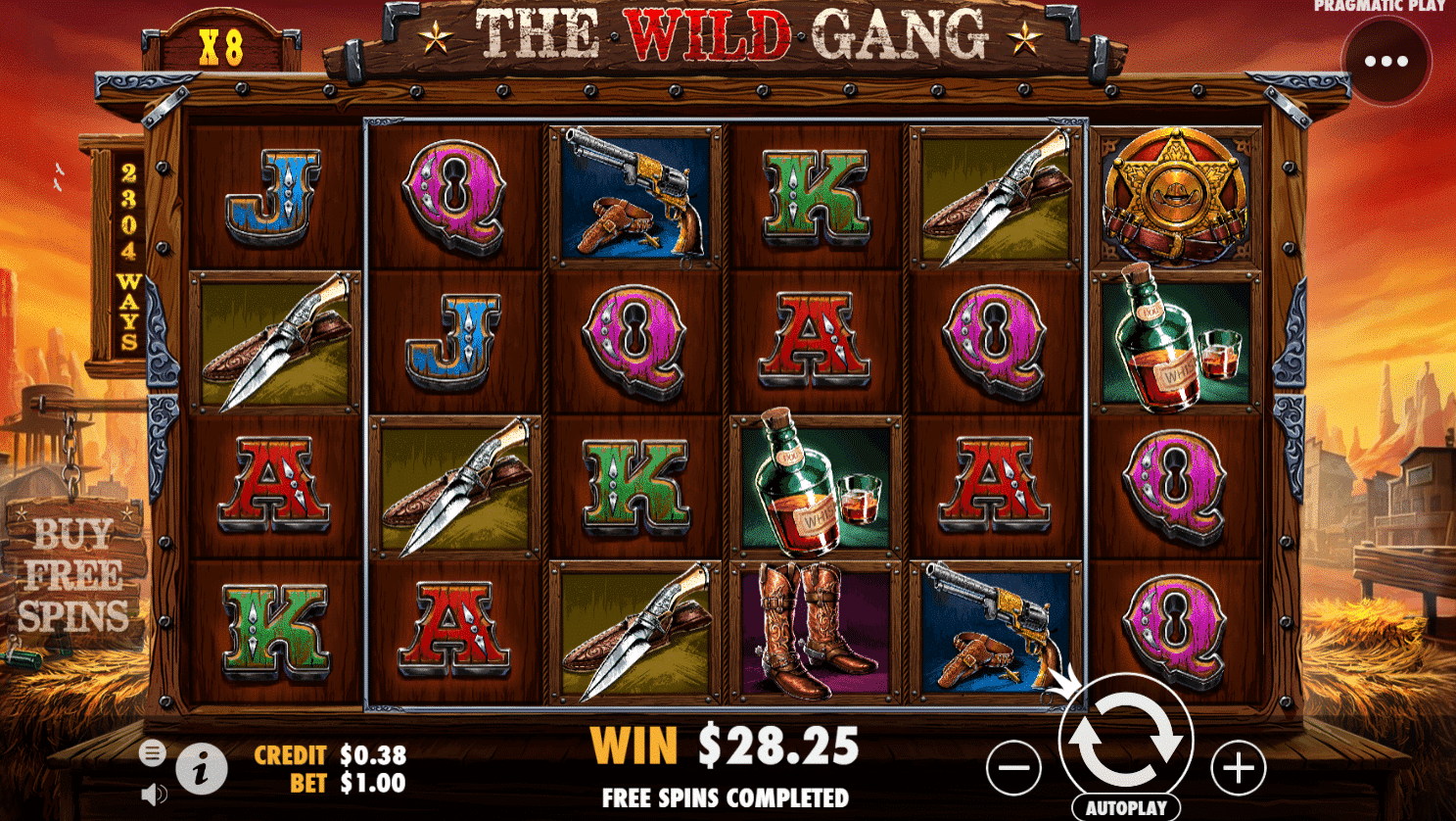 The Wild Gang Slot Theme