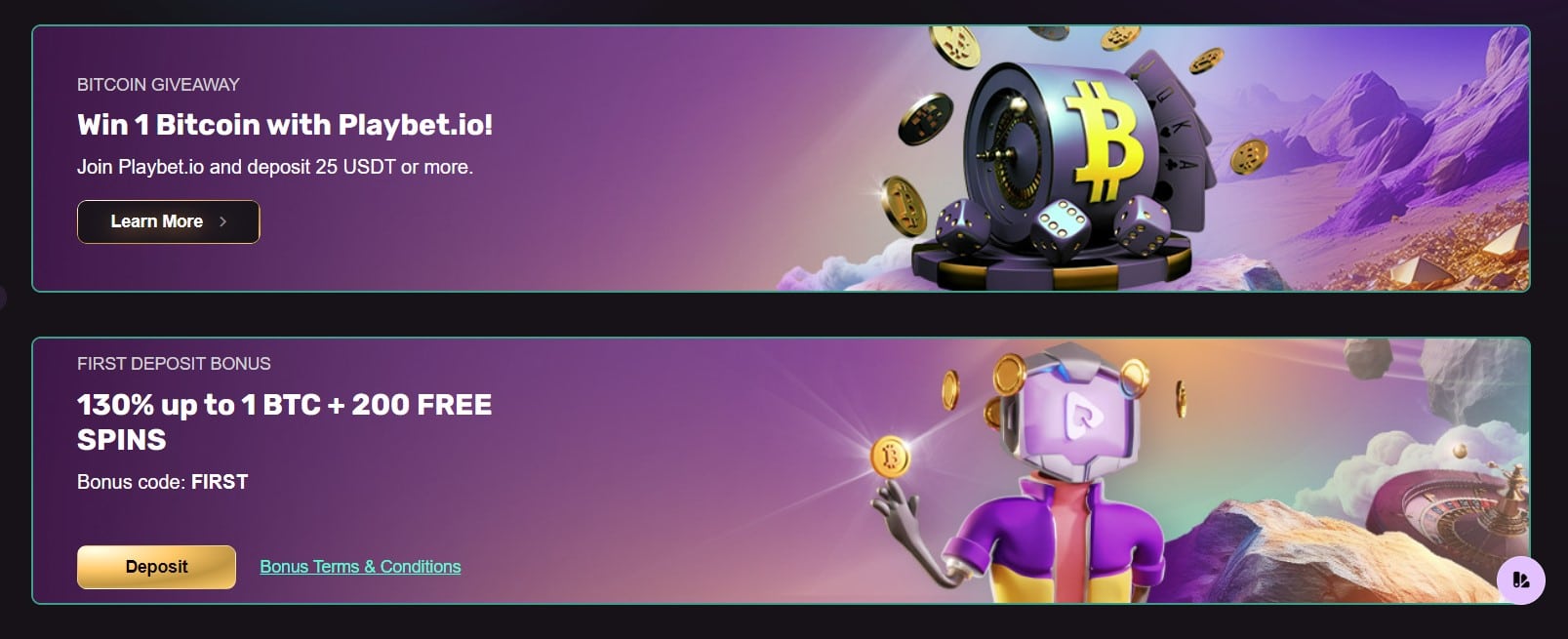 Playbet.io Raffle