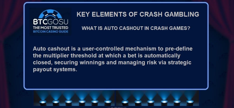 Key elements: What is the crash auto cashout feature?