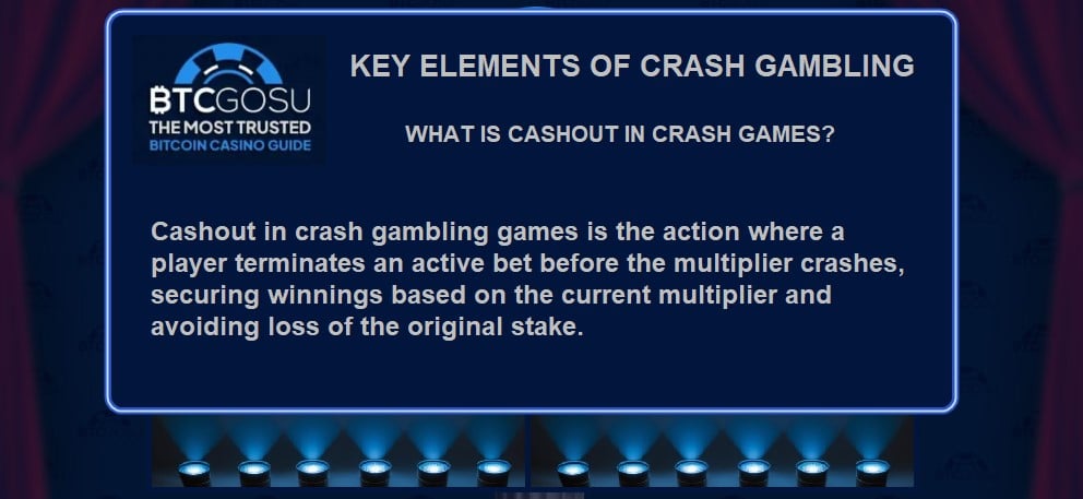 Key elements: Cashout