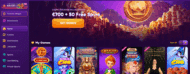 A screenshot of the Kingmaker casino homepage