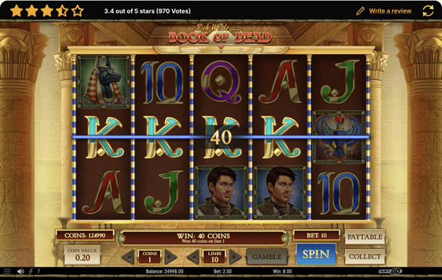 Book of Dead Adventure-Themed Slot