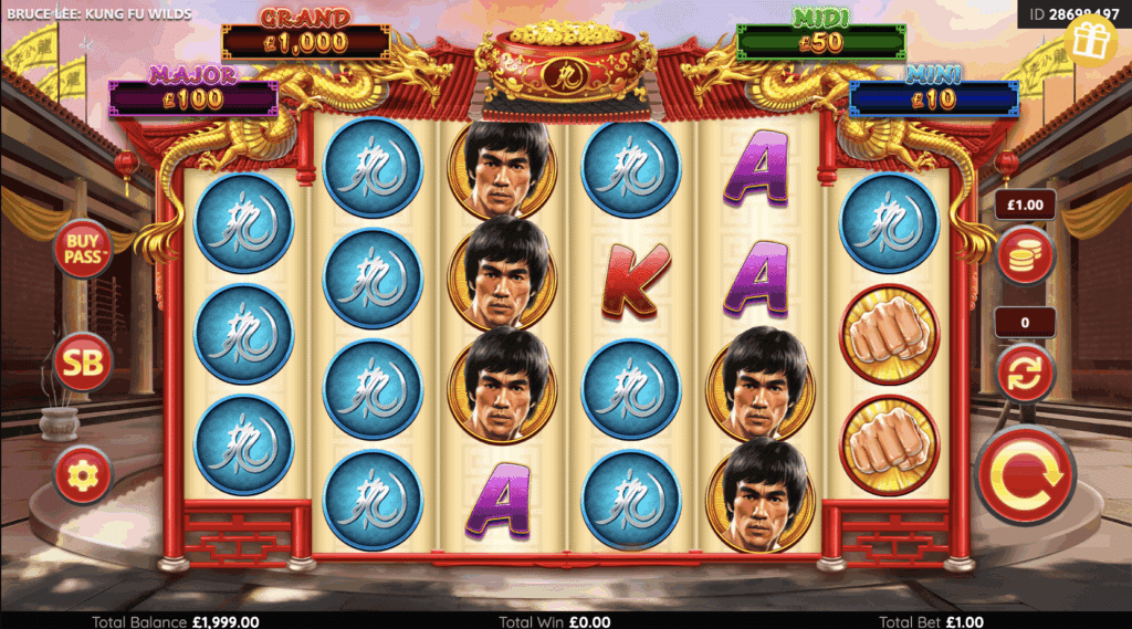 Bruce Lee Kung Fu Wilds slot by Light & Wonder - Kung fu themed slots