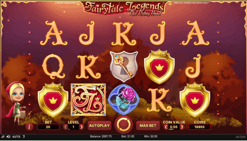 Fairytale Legends slot - Red Ridinghood - Fairytale themed slots