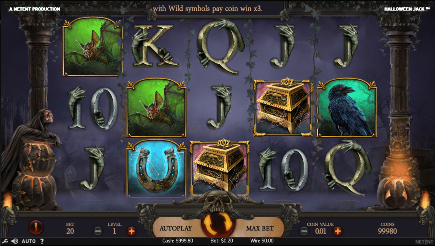 Halloween Jack Slot. Spielautomaten mit Halloween-Thema