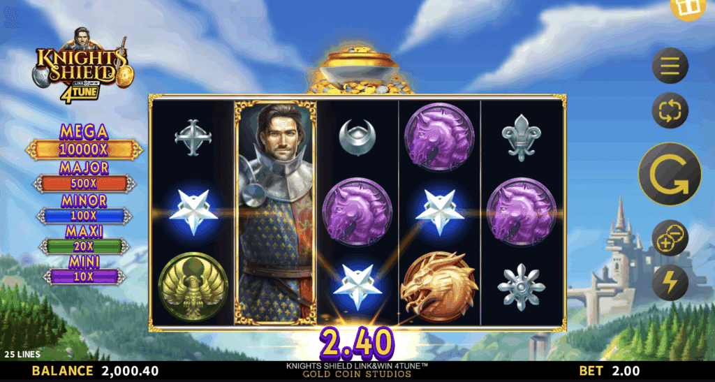 Knights Shield Link&Win 4Tune by Gold Coin Studios