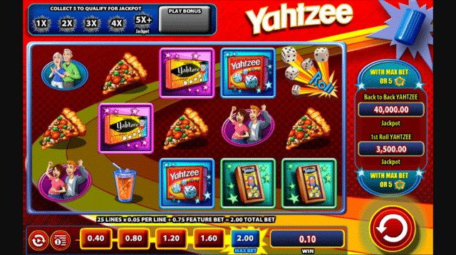 Yahtzee Game-Themed Slots