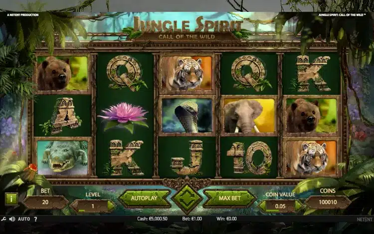 Jungle Spirit Call of the Wild Slot