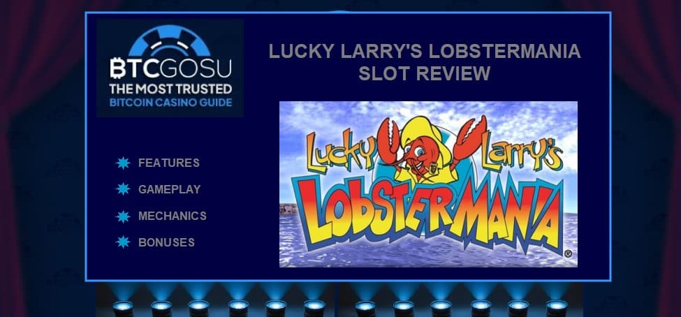 Análisis y revisión de la mecánica de la tragamonedas de vídeo Lucky Larry's Lobstermania