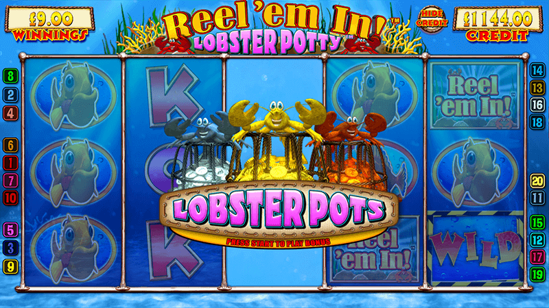 Reel em In Lobster Potty Slot