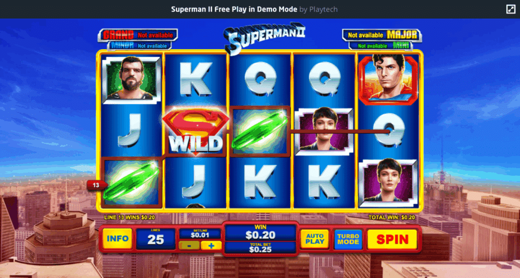 Superman 2 Slot