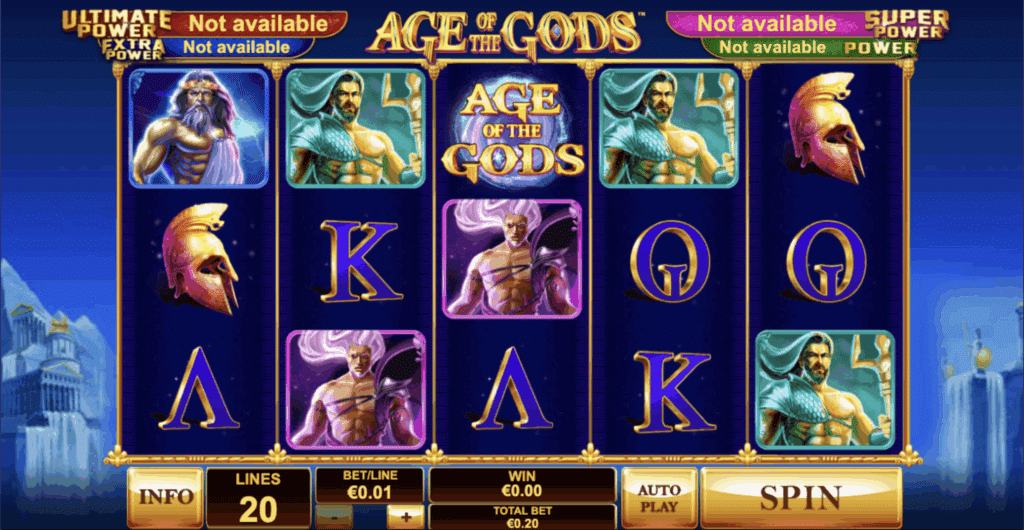 Age of the Gods by Playtech