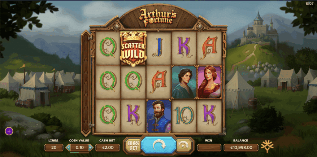 Arthur's Fortune – Yggdrasil Gaming. Medieval themed slots