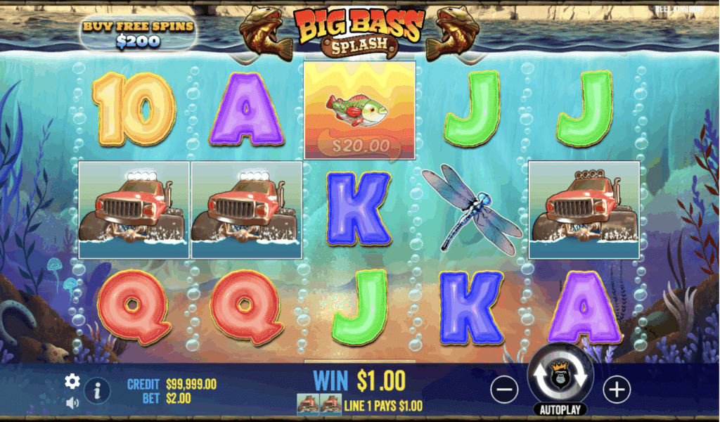 Big Bass Splash – Pragmatic Play. Nature themed slots