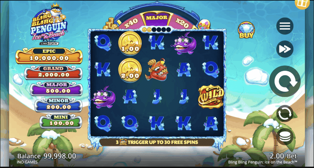 Bling Bling Penguin: Ice On The Beach - Spiele Global