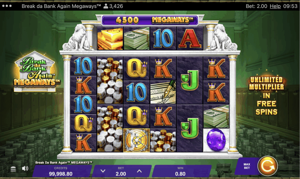 Break da Bank Again Megaways – Gameburger Studios