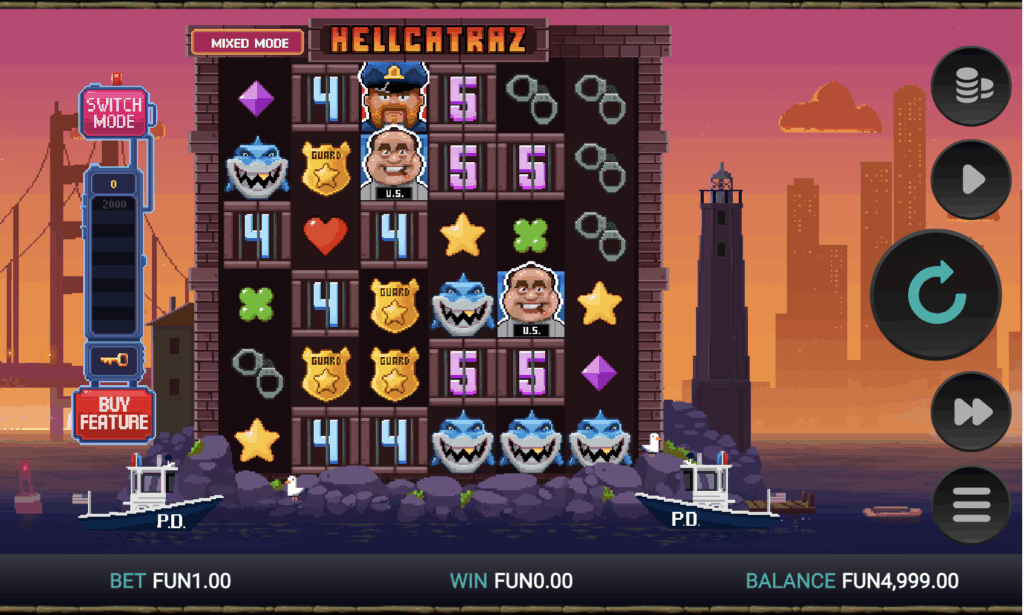 Hellcatraz - Nolimit City. Spielautomaten mit Punk-Rocker-Thema