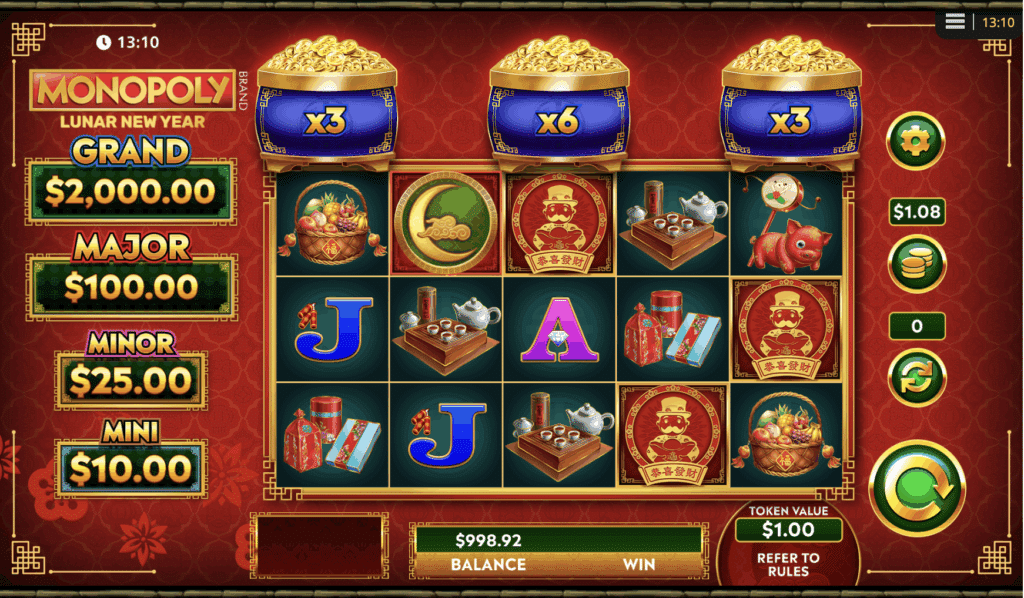 Monopoly Lunar New Year (Light & Wonder)