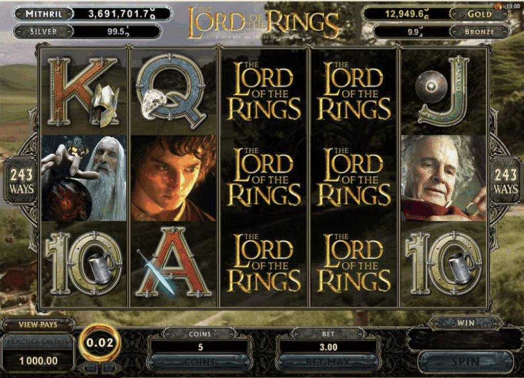 The Lord of the Rings: The Fellowship of the Ring slot