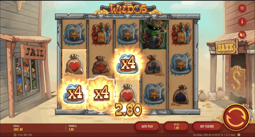   Der Wildos-Pokémon von Thunderkick. Outback-Themenpokies