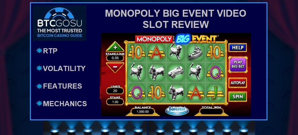 Monopoly Big Event video slot review