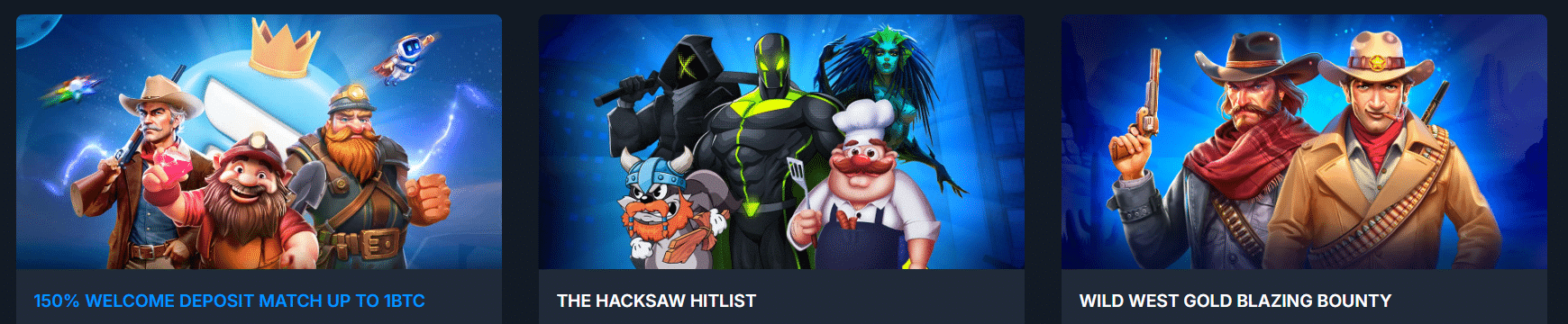 Una sección de algunas de las promos en CasinoBet.com