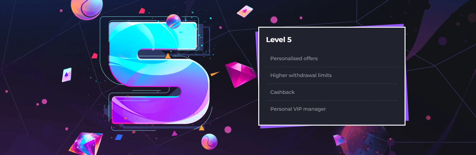 Explicación del quinto nivel del programa VIP de LunuBet