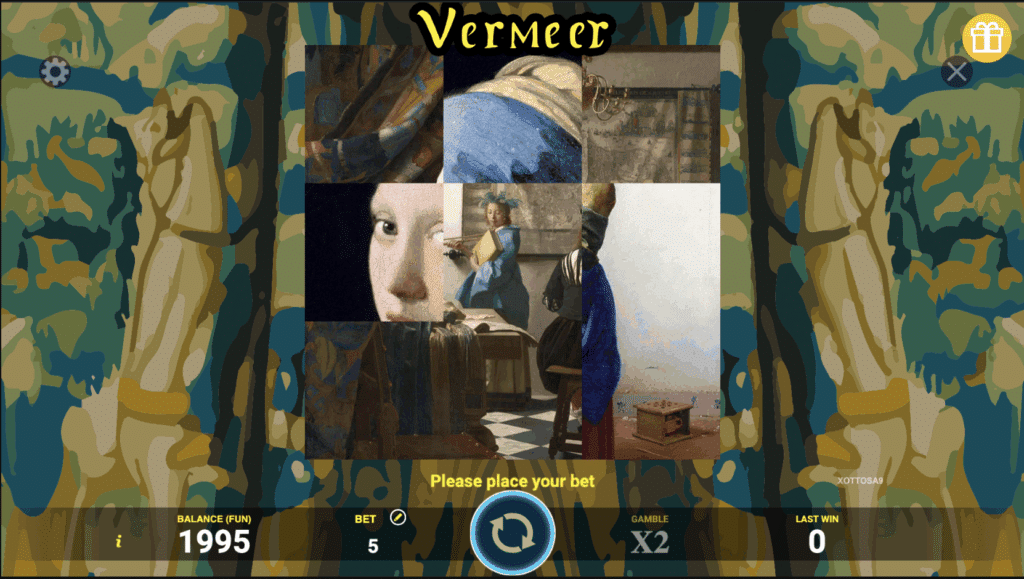 Vermeer Slot – AGT Software. Art themed slots